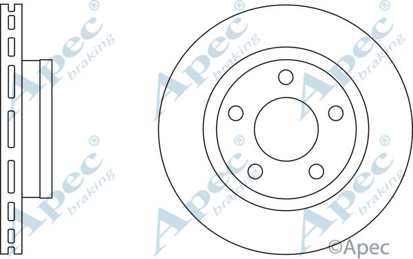 APEC BRAKING Тормозной диск DSK2793